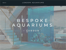 Tablet Screenshot of londonaquariums.com